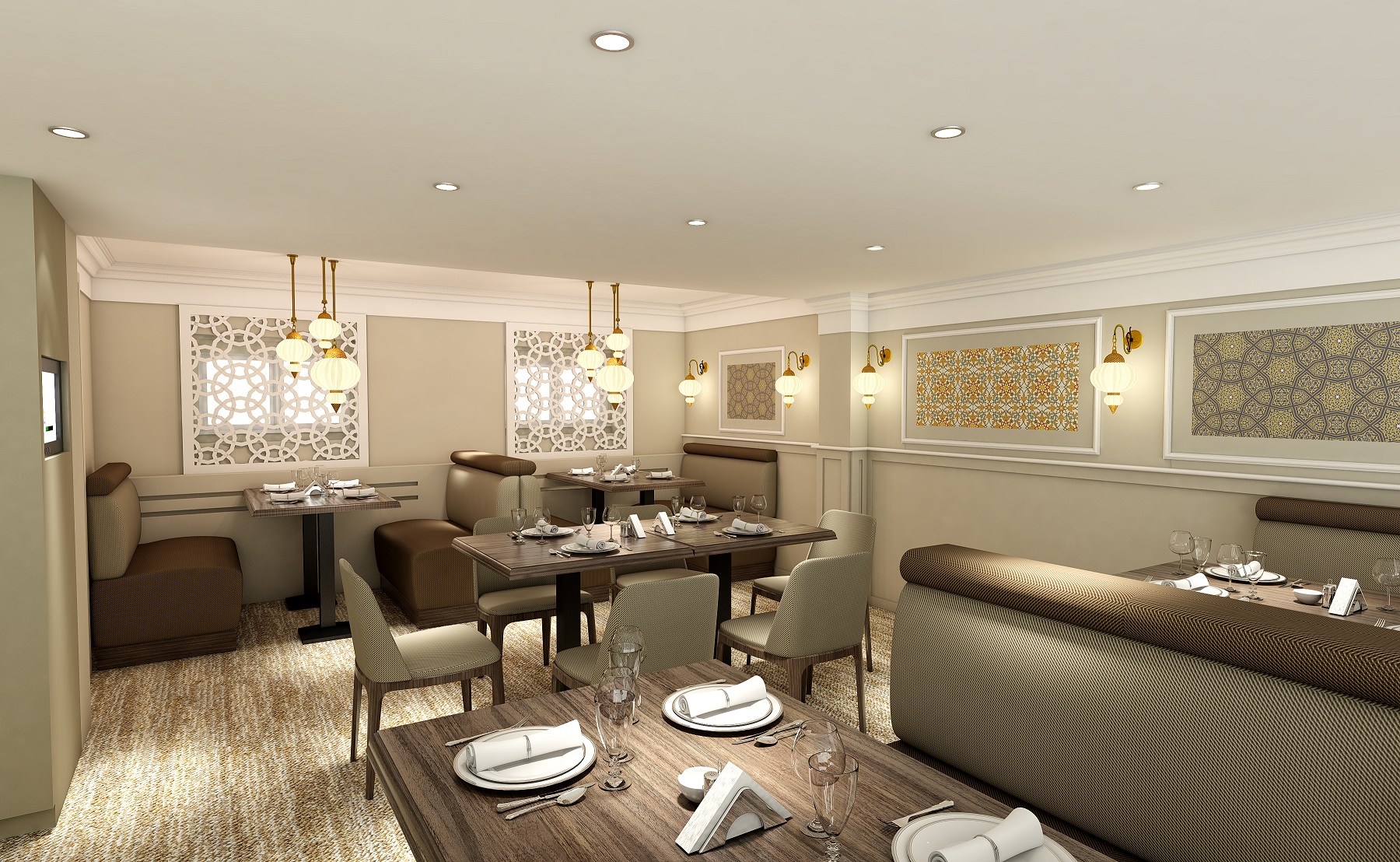 Konak Restaurant Interieur